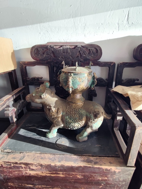 古玩雜項(xiàng)銅犧尊拍賣，當(dāng)前價(jià)格2998元