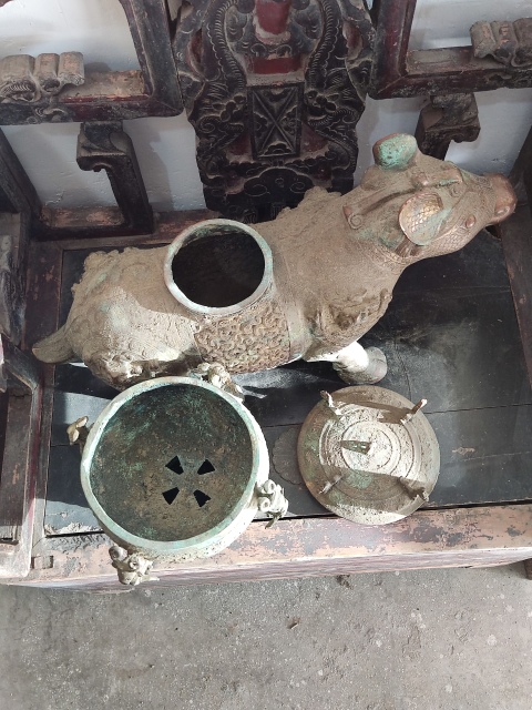古玩雜項(xiàng)銅犧尊拍賣，當(dāng)前價(jià)格2998元