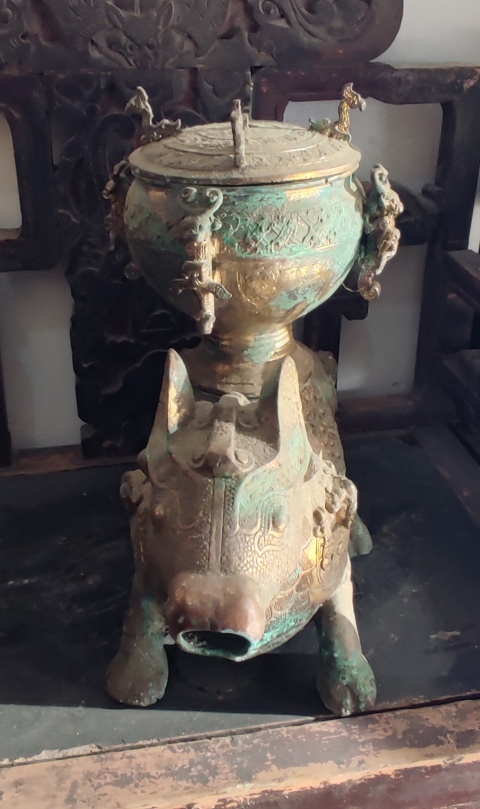 古玩雜項(xiàng)銅犧尊拍賣，當(dāng)前價(jià)格2998元