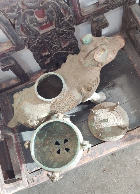 古玩雜項(xiàng)銅犧尊拍賣，當(dāng)前價(jià)格2998元