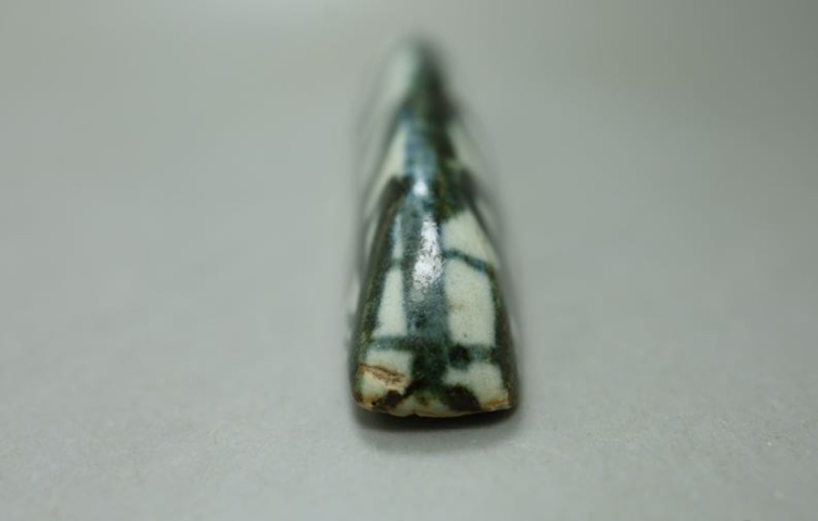 古玩陶瓷明末清初青花鎮紙拍賣,當前價格1200元