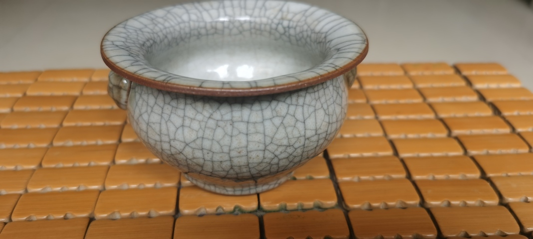 古玩陶瓷清哥釉琴爐拍賣,當前價格3000元