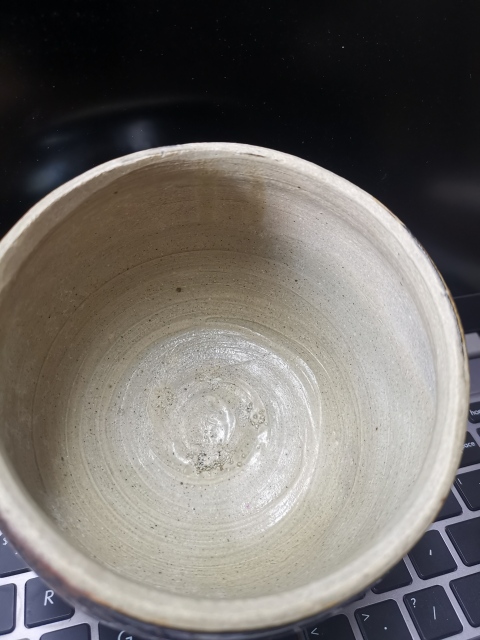 古玩陶瓷清代,黑釉窯變缽拍賣,當前價格888元