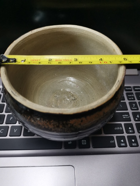 古玩陶瓷清代,黑釉窯變缽拍賣,當前價格888元