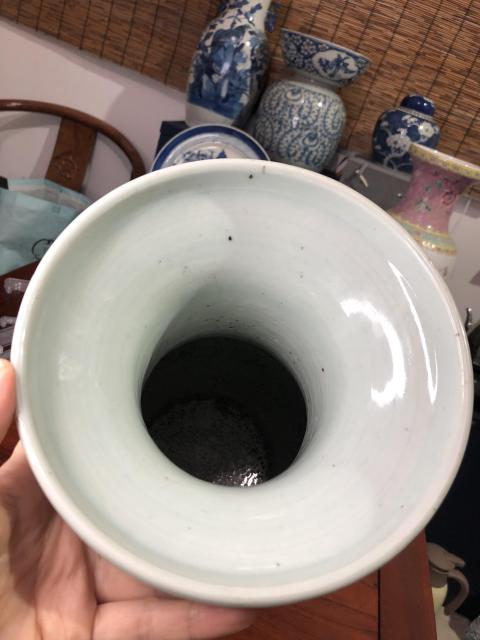 古玩陶瓷青花纏枝喜字紋雙耳瓶拍賣，當前價格3800元