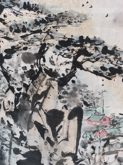 古玩字畫(huà)關(guān)東畫(huà)派創(chuàng)始人當(dāng)代現(xiàn)實(shí)主義中國(guó)畫(huà)大師王盛烈款寫(xiě)意山水拍賣,當(dāng)前價(jià)格20000元