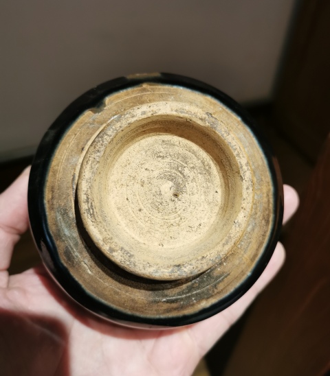 古玩陶瓷明代?窯變黑釉香爐拍賣，當(dāng)前價(jià)格333元