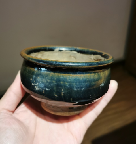 古玩陶瓷明代?窯變黑釉香爐拍賣，當(dāng)前價(jià)格333元