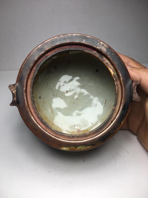 古玩陶瓷窯變釉三陽開泰三獸足香爐拍賣，當前價格8888元