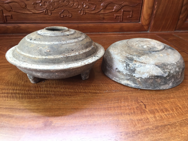 古玩陶瓷少見漢代彩繪酒器拍賣，當前價格1888元