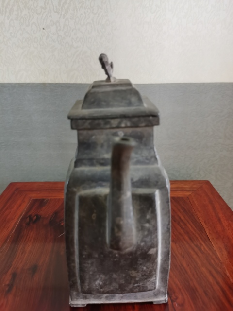 古玩雜項民國時期錫酒壺拍賣,當前價格650元