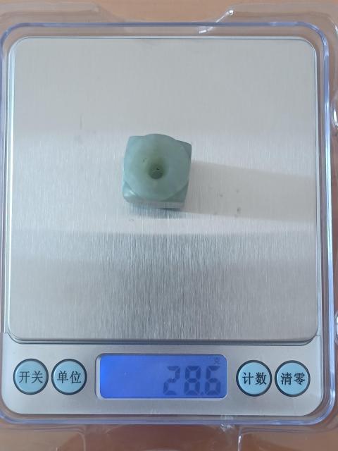 古玩玉器和田青玉雕“琮式勒拍賣(mài)，當(dāng)前價(jià)格788元