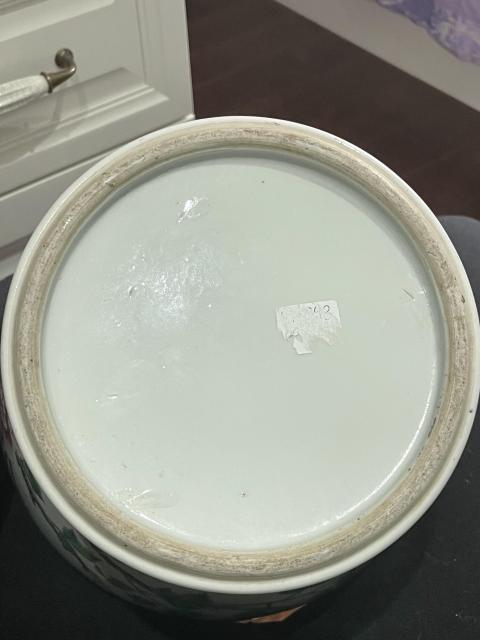 古玩陶瓷【精品】清光緒·粉彩五倫圖將軍罐拍賣,當前價格53000元