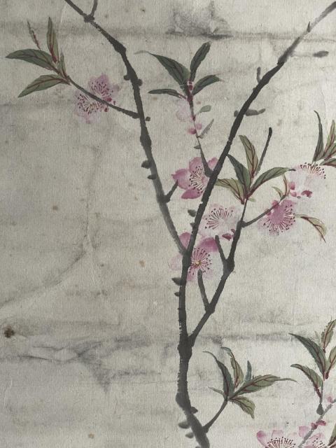 古玩字畫畢淵明《花鳥》拍賣，當前價格350000元