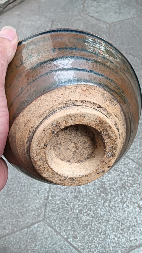 古玩陶瓷磁州窯兔毫釉窯變大碗最后一張照片兔豪漂亮。拍賣,當前價格3888元