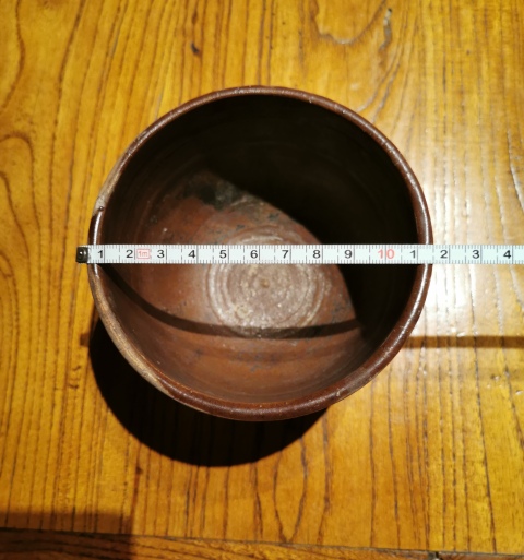 古玩陶瓷清早期?紫金釉缽拍賣,當前價格299元