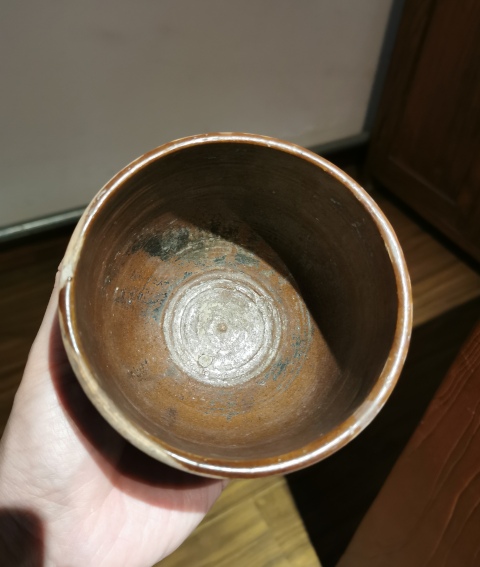 古玩陶瓷清早期?紫金釉缽拍賣,當前價格299元