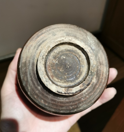 古玩陶瓷清早期?紫金釉缽拍賣,當前價格299元