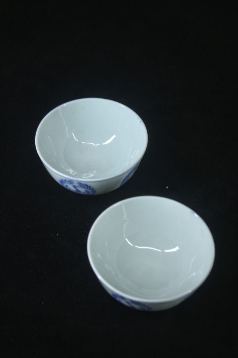 古玩陶瓷民國(guó)·青花團(tuán)鶴茶杯一對(duì)拍賣(mài),當(dāng)前價(jià)格268元