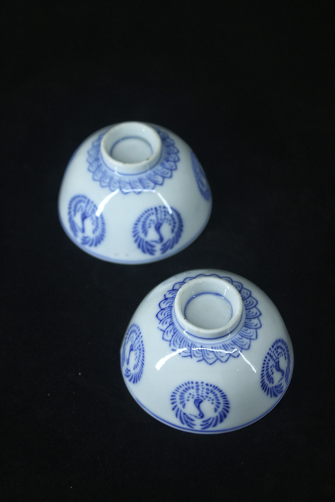古玩陶瓷民國(guó)·青花團(tuán)鶴茶杯一對(duì)拍賣(mài),當(dāng)前價(jià)格268元