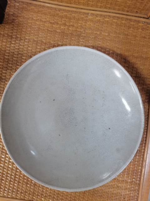 古玩陶瓷哥釉盤拍賣,當前價格1680元