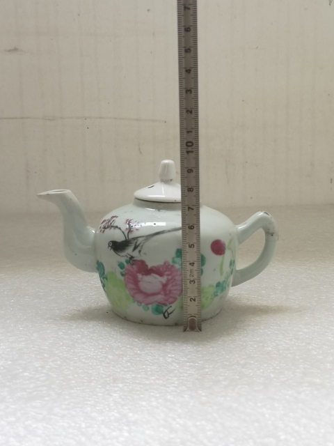 古玩陶瓷花鳥紋執壺拍賣，當前價格580元