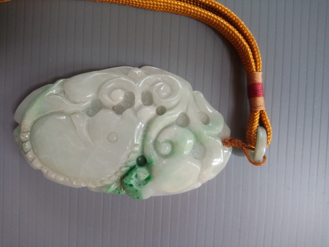 古玩玉器天然翡翠“魚如意”把件拍賣,當(dāng)前價(jià)格580元