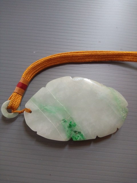 古玩玉器天然翡翠“魚如意”把件拍賣,當(dāng)前價(jià)格580元