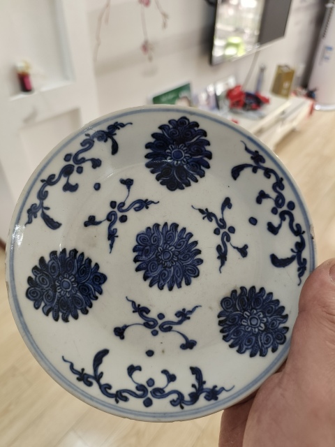古玩陶瓷青花盤拍賣，當前價格1500元