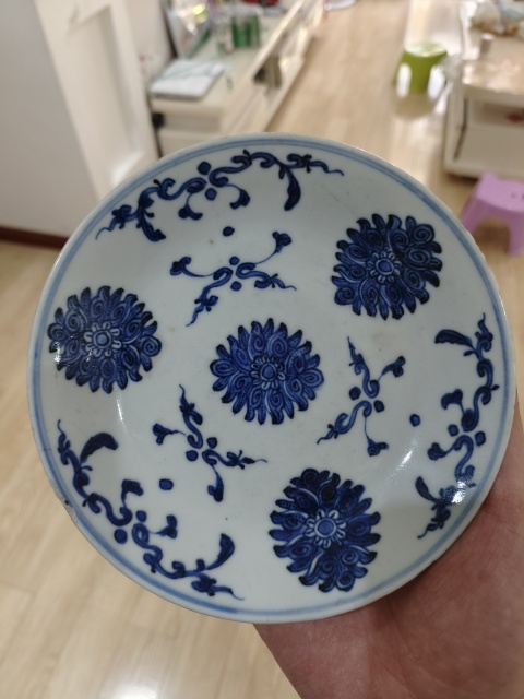 古玩陶瓷青花盤拍賣，當前價格1500元