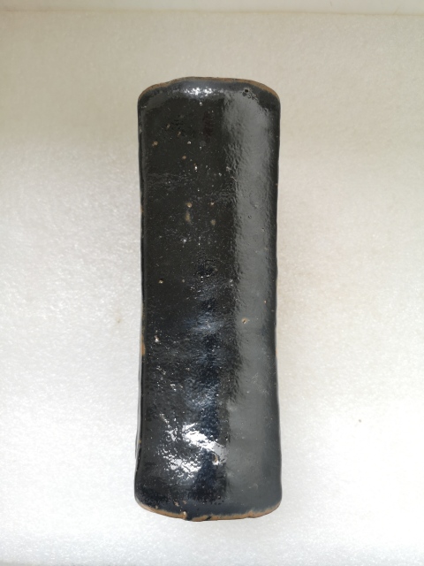 古玩陶瓷清代磁州窯系黑釉瓷枕拍賣，當前價格1200元