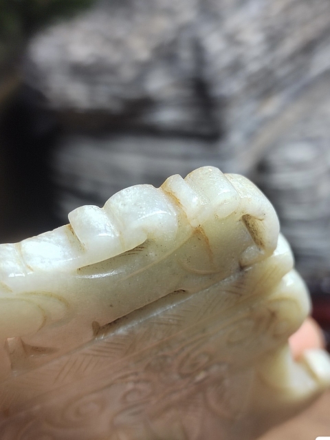 古玩玉器和田玉“府上有壽”佩拍賣，當前價格4000元