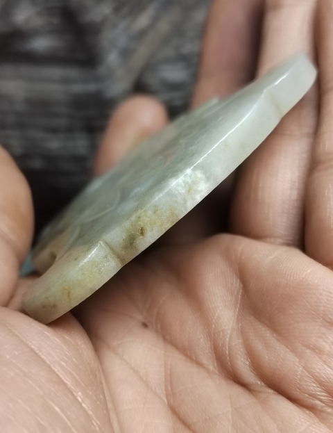 古玩玉器和田玉“府上有壽”佩拍賣，當前價格4000元