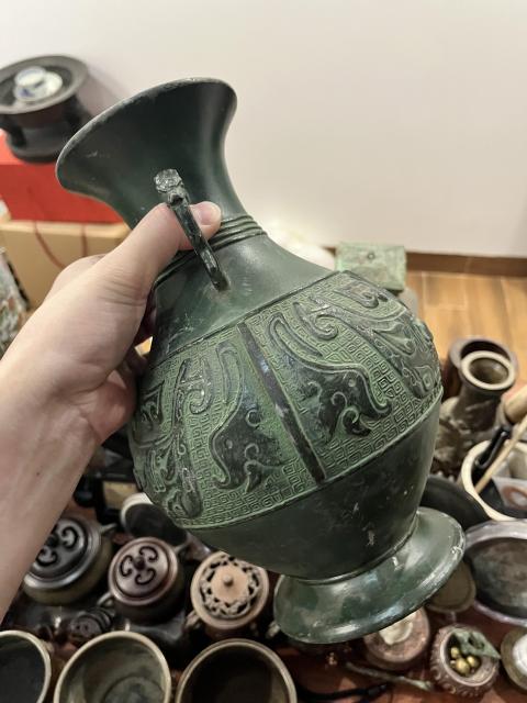 古玩雜項民國銅瓶拍賣，當前價格399元