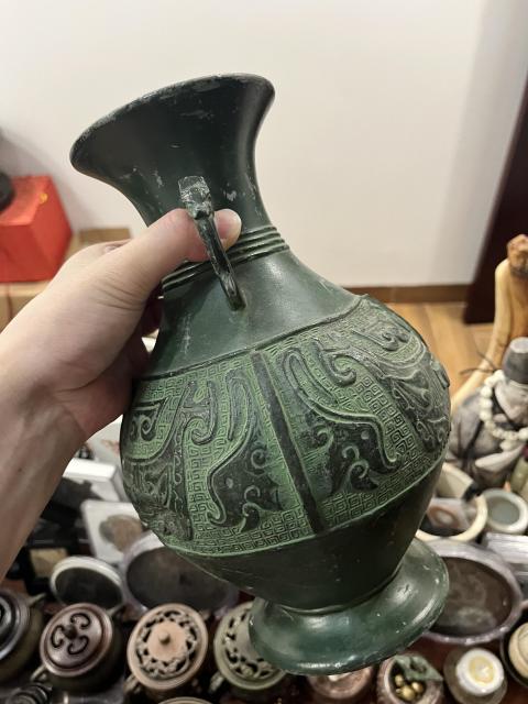 古玩雜項民國銅瓶拍賣，當前價格399元