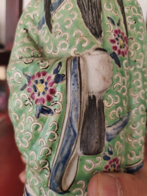 古玩陶瓷清代雍正人物塑像拍賣，當前價格2800元