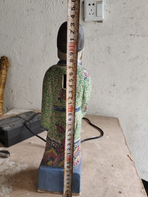 古玩陶瓷清代雍正人物塑像拍賣，當前價格2800元