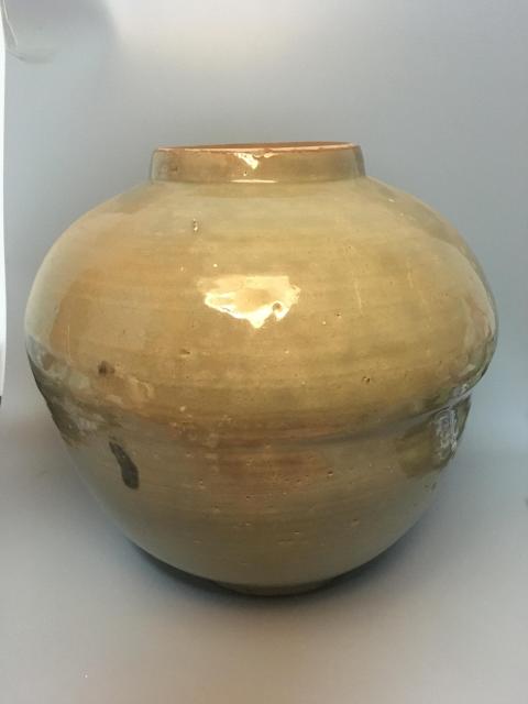 古玩陶瓷明代龍泉窯青瓷大罐拍賣，當前價格880元