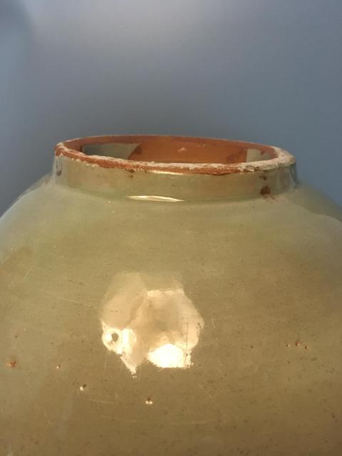 古玩陶瓷明代龍泉窯青瓷大罐拍賣，當前價格880元