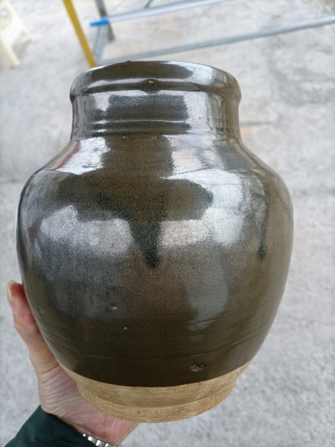 古玩陶瓷茶葉末釉窖變罐拍賣，當前價格800元