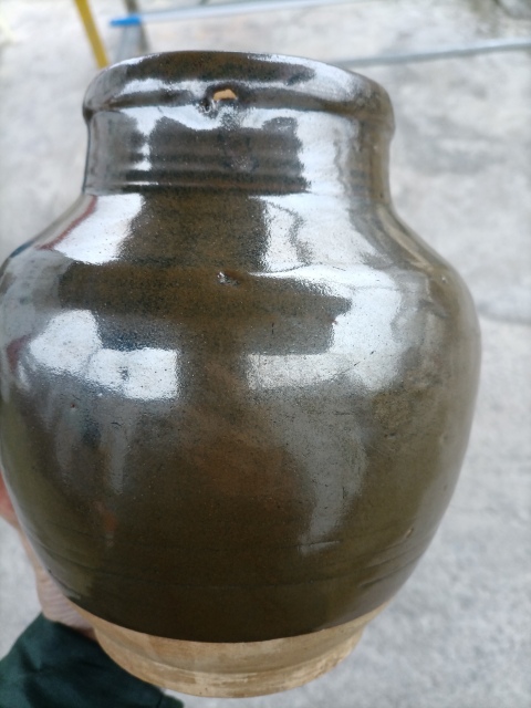 古玩陶瓷茶葉末釉窖變罐拍賣，當前價格800元