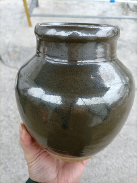 古玩陶瓷茶葉末釉窖變罐拍賣，當前價格800元