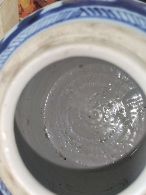 古玩陶瓷乾隆青花花卉紋罐拍賣,當前價格8500元