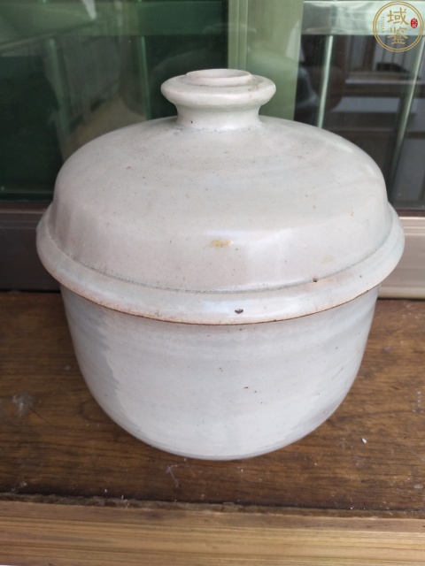 古玩陶瓷清康熙青釉蓋缸拍賣，當前價格500元