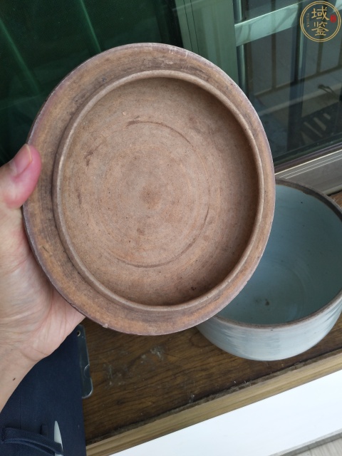古玩陶瓷清康熙青釉蓋缸拍賣，當前價格500元