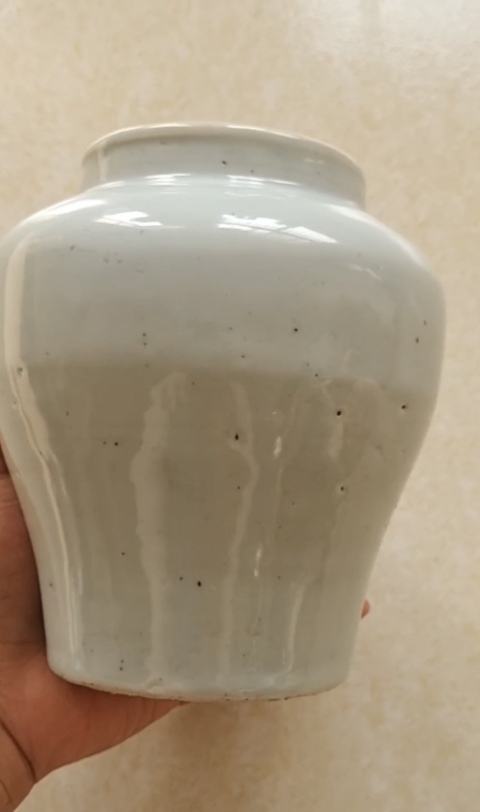 古玩陶瓷白釉罐拍賣，當前價格1200元