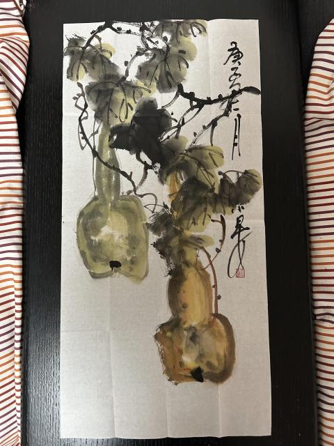 古玩字畫丁小晏老師作品《花卉》拍賣,當前價格298元