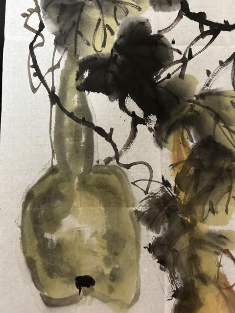 古玩字畫丁小晏老師作品《花卉》拍賣,當前價格298元