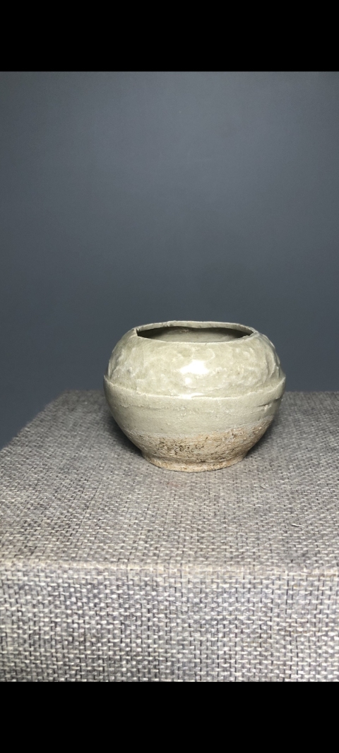 古玩陶瓷【南宋】【館藏級】影青釉印花水盂【平臺僅此一件】【級別比較高】拍賣,當前價格0元
