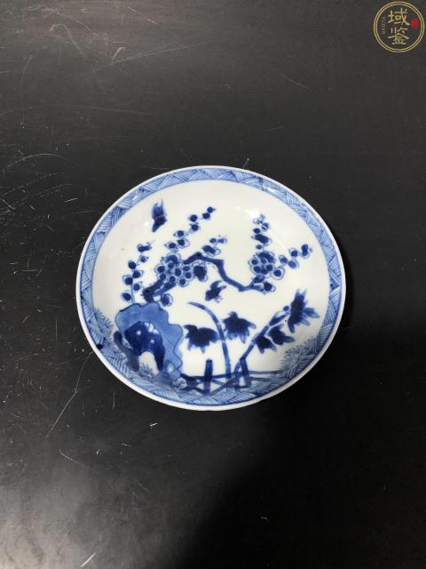 古玩陶瓷清康熙青花洞石花卉賞盤拍賣,當(dāng)前價格1200元